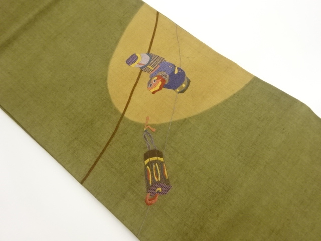 JAPANESE NAGOYA OBI / EMBROIDERY / TSUMUGI / CERAMICS